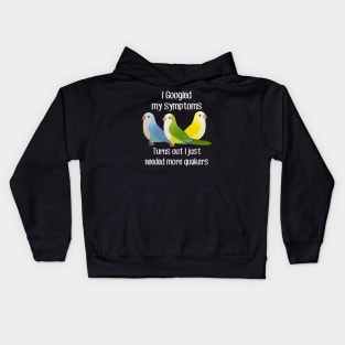 Need Quaker Parrots Kids Hoodie